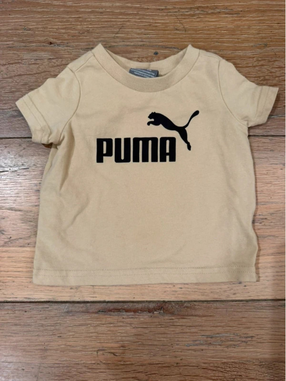 Boys beige Puma shirt size 0-3months
